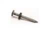 HOT-DIP GALVANIZED RUBBER WASHER RINGSHANK POLE BARN NAILS