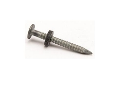 2" HOT-DIP GALVANIZED RUBBER WASHER RINGSHANK POLE BARN NAILS