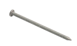 Hot-dip galvanized common nails.