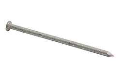Hot-dip galvanized common nails.