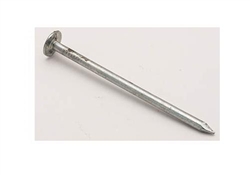 Electro-galvanized roofing nails