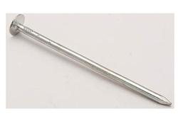 Electro-galvanized roofing nails